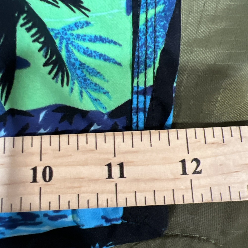 RS Surf Tropical Palm Tree Men's Large Board Shorts Tropical Swim Trunks (READ) - Picture 12 of 13